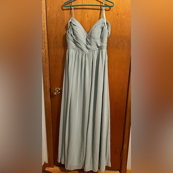 Revelry size 10 powder sky bridemaids dress - Picture 3 of 3